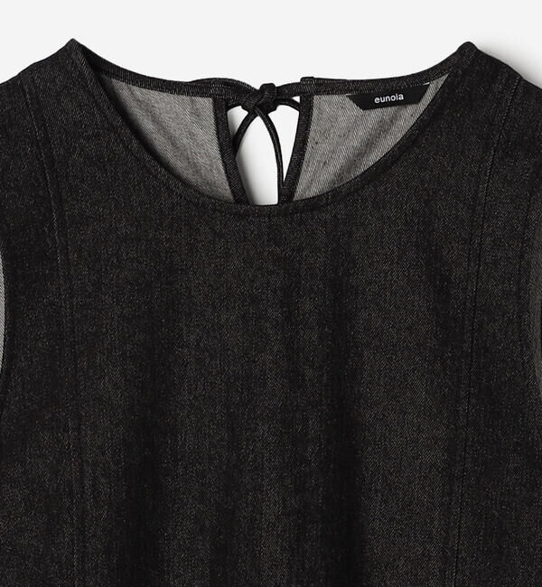  「eunoia | デニム フレアワンピース WOMEN」|ワンピース|