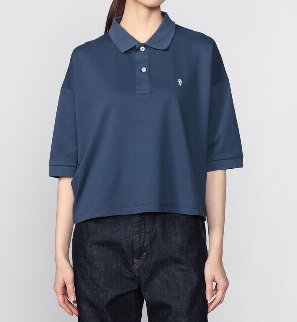 GYMPHLEX「Gymphlex | ハイゲージ鹿の子 ポロシャツ WOMEN」|ポロシャツ|