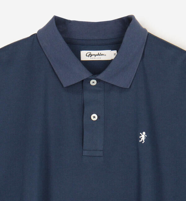 GYMPHLEX「Gymphlex | ハイゲージ鹿の子 ポロシャツ WOMEN」|ポロシャツ|