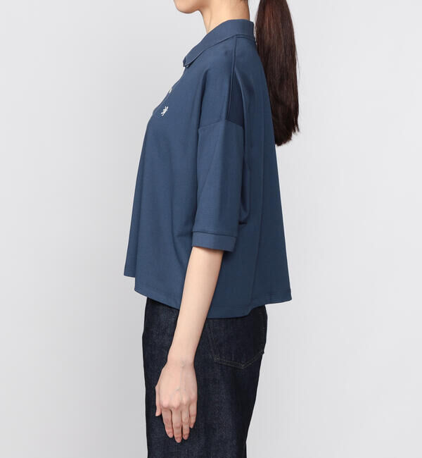 GYMPHLEX「Gymphlex | ハイゲージ鹿の子 ポロシャツ WOMEN」|ポロシャツ|