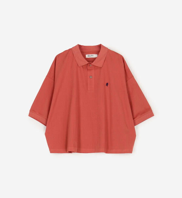 GYMPHLEX「Gymphlex | ハイゲージ鹿の子 ポロシャツ WOMEN」|ポロシャツ|