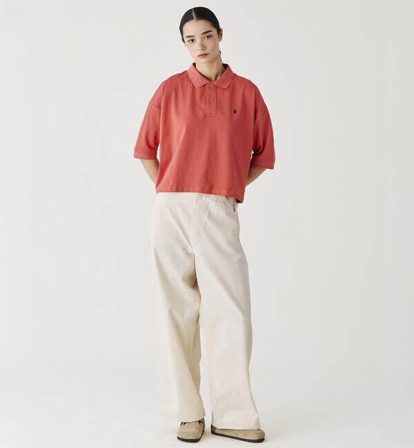 GYMPHLEX「Gymphlex | ハイゲージ鹿の子 ポロシャツ WOMEN」|ポロシャツ|