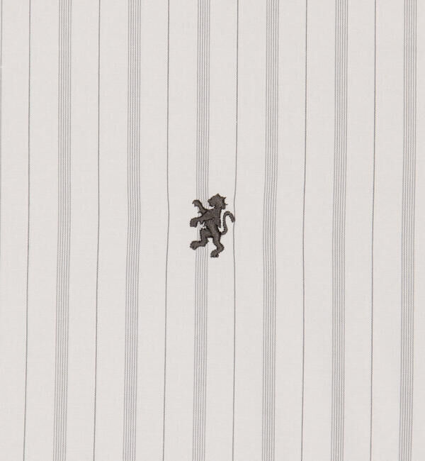 GYMPHLEX「Gymphlex | コットンタイプライター ストライプボタンダウンシャツ WOMEN」|シャツ・ブラウス|