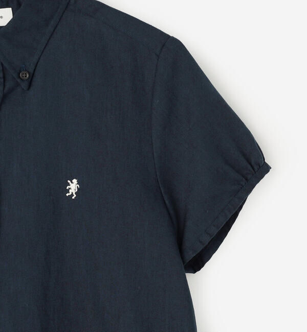 GYMPHLEX「Gymphlex | フレンチスリーブ ボタンダウンシャツワンピース WOMEN」|ワンピース|