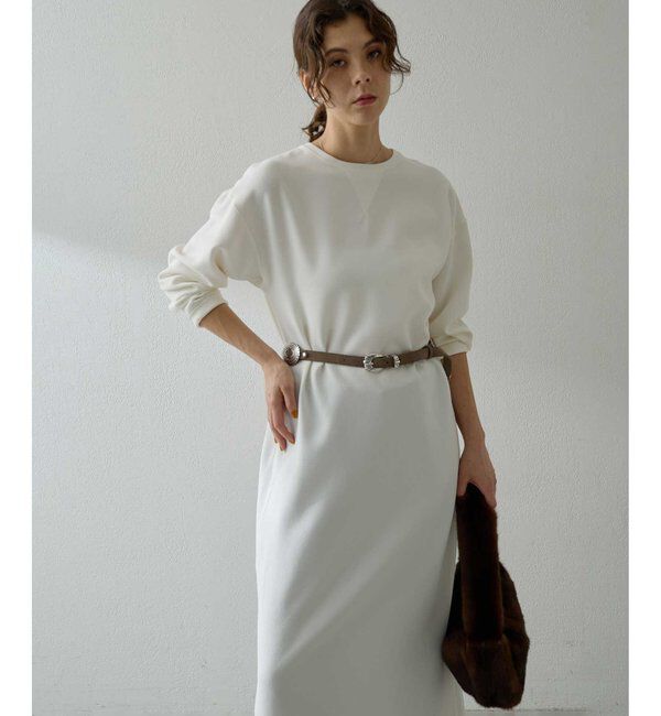  「Vガゼットワンピース」|ワンピース|オフホワイト