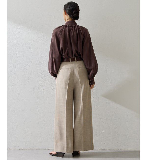  「製品染めボウブラウス」|シャツ・ブラウス|