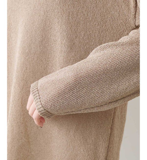  「ボートネックペーパーヤーンプルオーバー」|ニット・セーター|