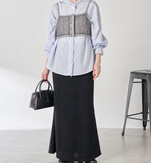  「シャギーマーメイドスカート」|スカート|
