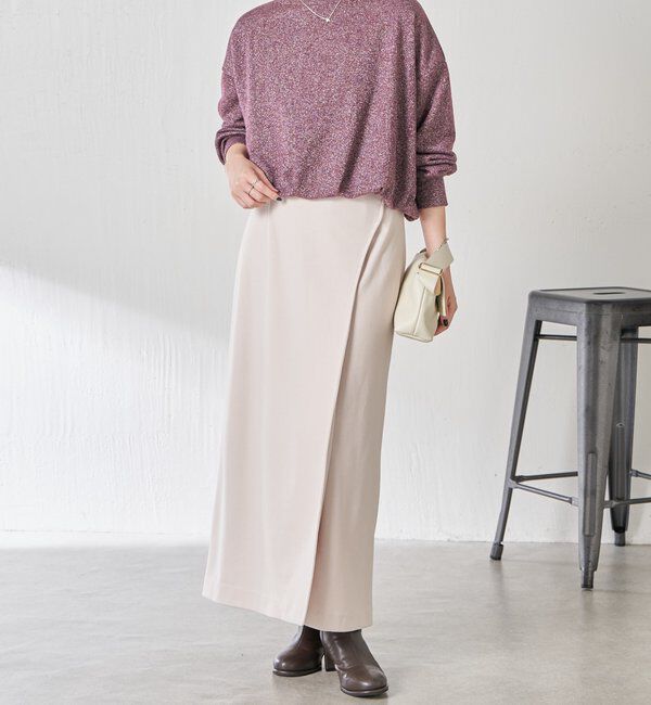  「裾バルーンラメスウエット」|Tシャツ・カットソー|