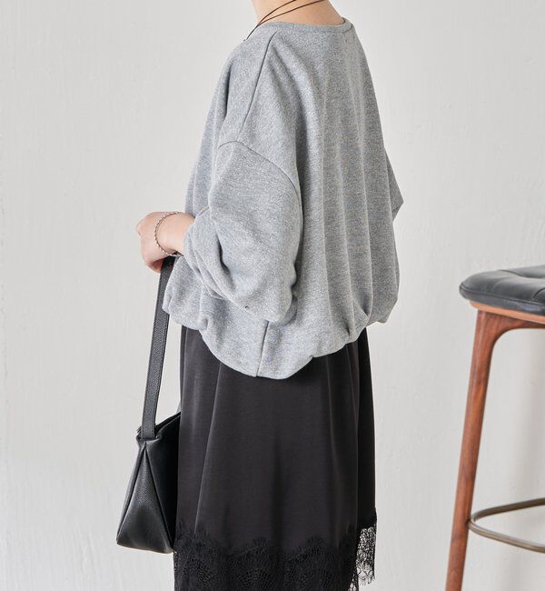  「裾バルーンラメスウエット」|Tシャツ・カットソー|