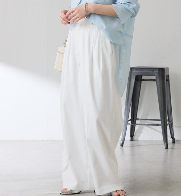  「シェルタリング3タックパンツ」|チノ|