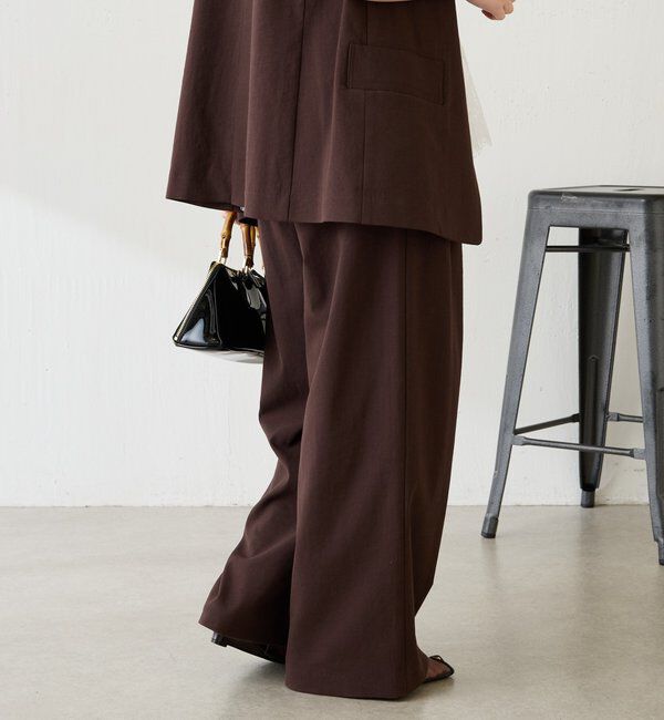  「シェルタリング3タックパンツ」|チノ|