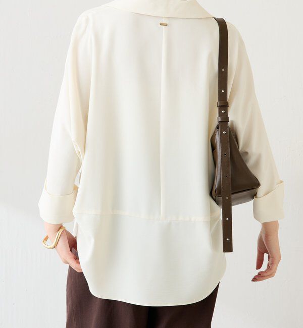  「ジャージスキッパードルマンブラウス」|シャツ・ブラウス|