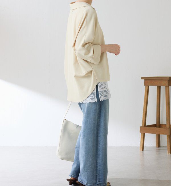  「ジャージスキッパードルマンブラウス」|シャツ・ブラウス|