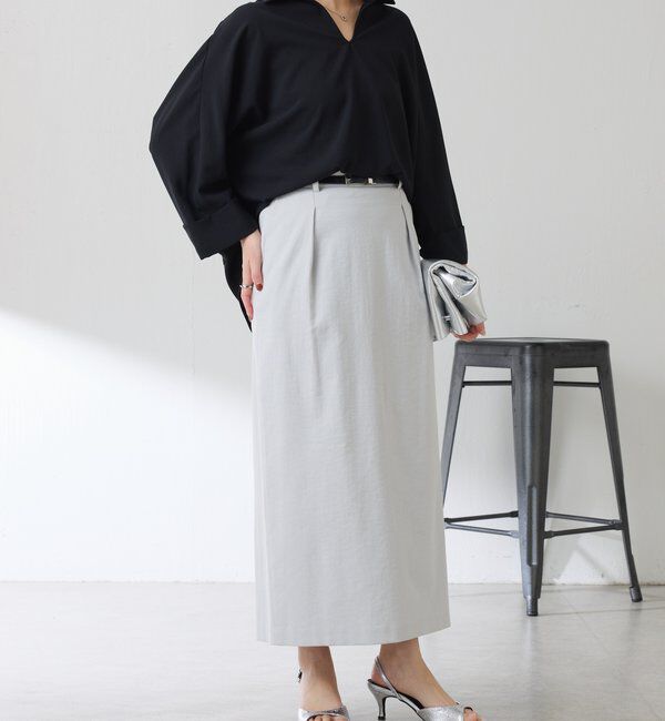  「ジャージスキッパードルマンブラウス」|シャツ・ブラウス|