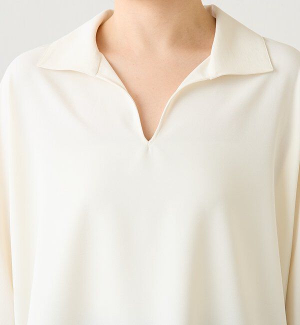  「ジャージスキッパードルマンブラウス」|シャツ・ブラウス|