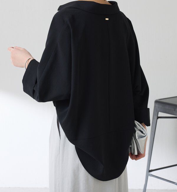  「ジャージスキッパードルマンブラウス」|シャツ・ブラウス|