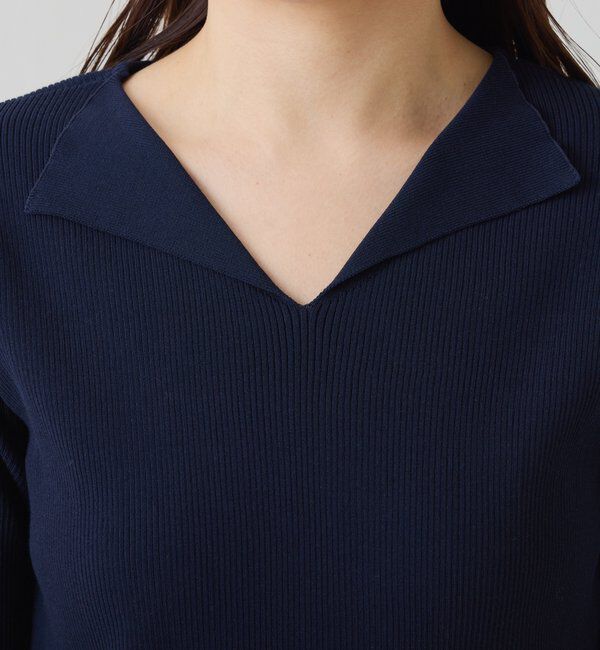  「ハーフスリーブコンパクトニット」|ニット・セーター|