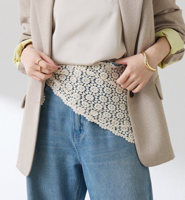  「【PAPILLONNER/パピヨネ】マルチウェイレースバブーシュカ」|マフラー|