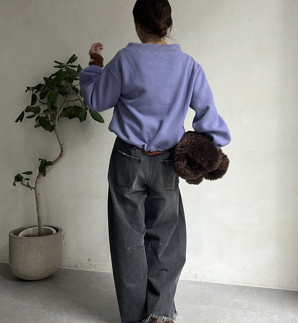  「【ベストセラーアイテム】ダメージカーブデニム」|デニム|