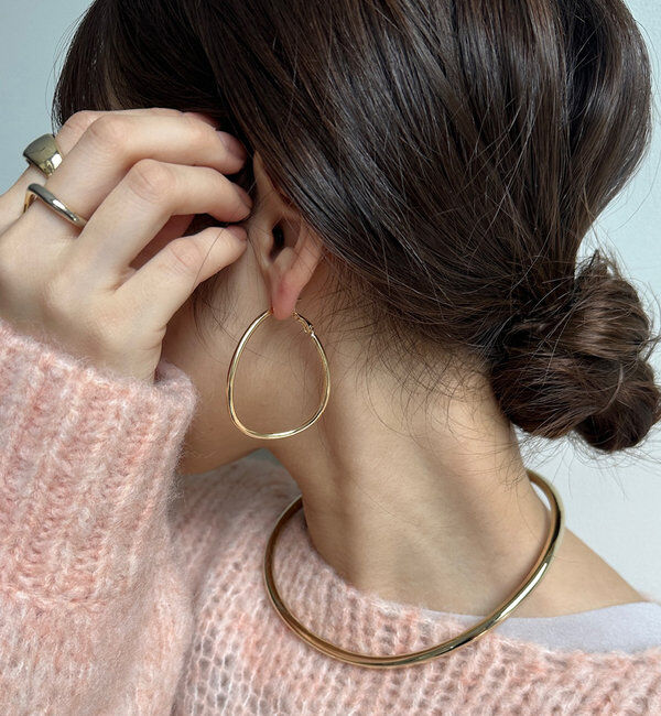  「変形フープピアス」|ピアス|