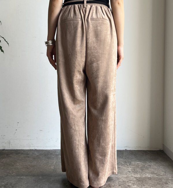  「スウェードタックパンツ」|チノ|