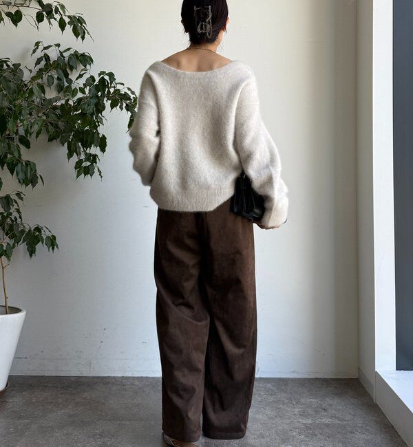  「スウェードタックパンツ」|チノ|