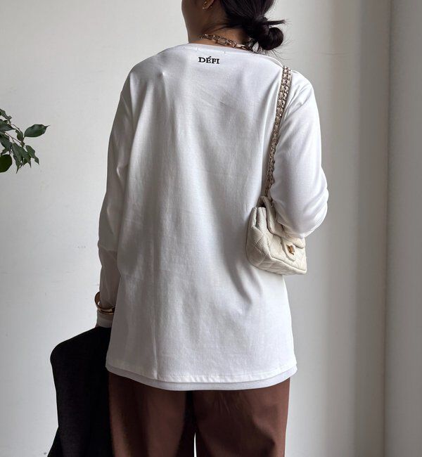  「DビジューロンTEE」|Tシャツ・カットソー|