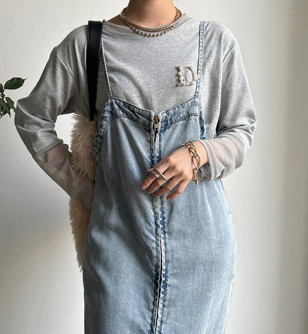  「DビジューロンTEE」|Tシャツ・カットソー|