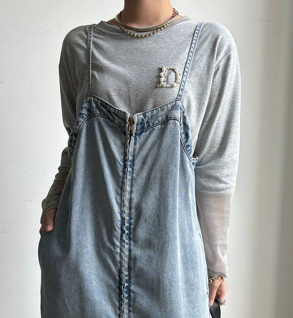  「DビジューロンTEE」|Tシャツ・カットソー|