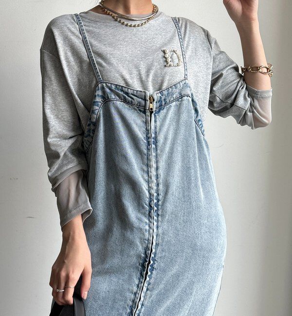  「DビジューロンTEE」|Tシャツ・カットソー|