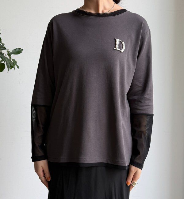  「DビジューロンTEE」|Tシャツ・カットソー|