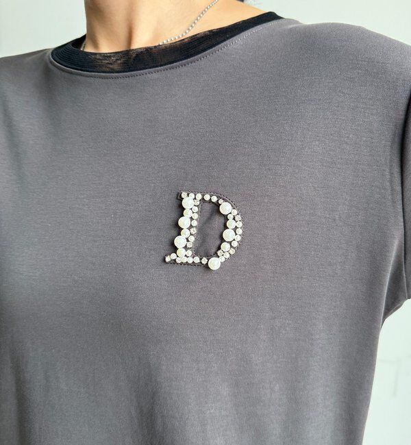  「DビジューロンTEE」|Tシャツ・カットソー|