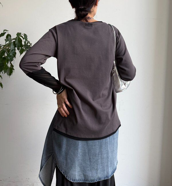  「DビジューロンTEE」|Tシャツ・カットソー|