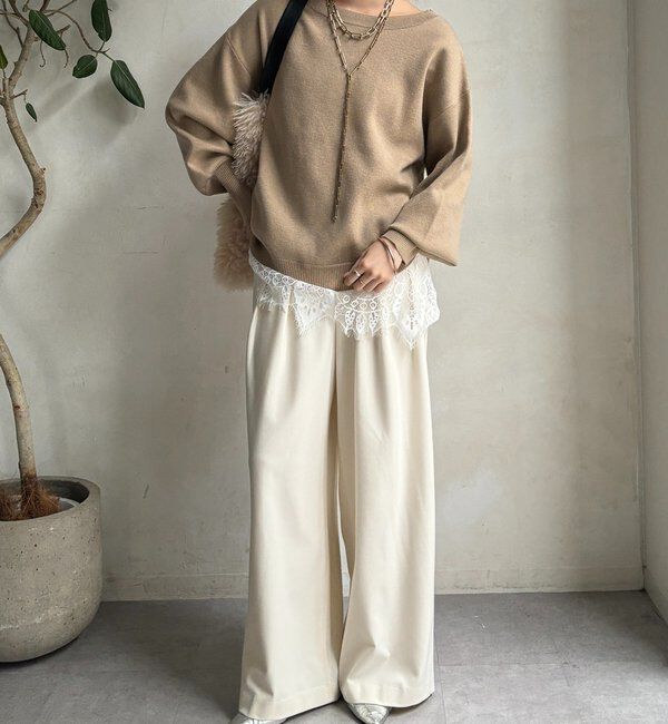  「レースキャミチュニック」|シャツ・ブラウス|