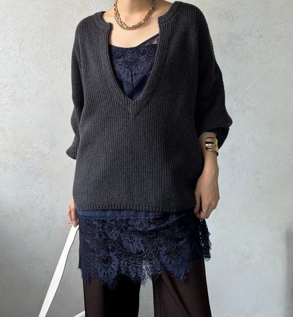  「レースキャミチュニック」|シャツ・ブラウス|