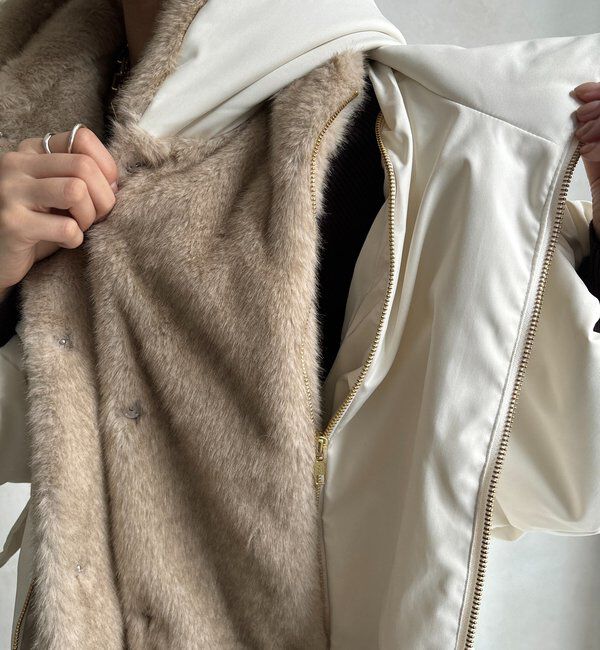  「ファー取り外し2WAYコート」|その他|