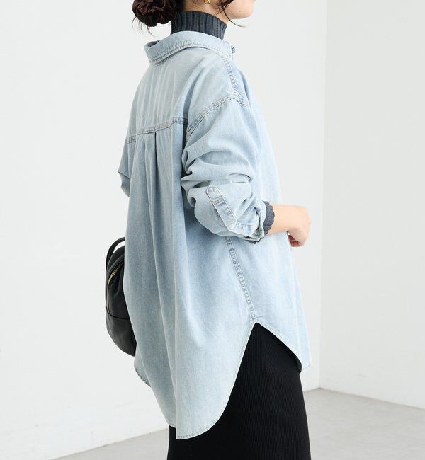  「【MONN.:.(モン)】クリアデニムシャツ」|シャツ・ブラウス|