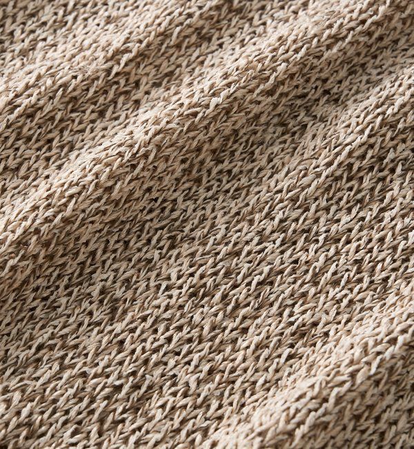  「【ワンショルやオフショルにも！】ペーパーMIXニット」|ニット・セーター|