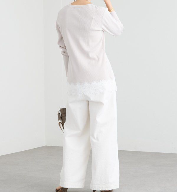  「【鮮度抜群】レーストリムカーディガン」|カーディガン|