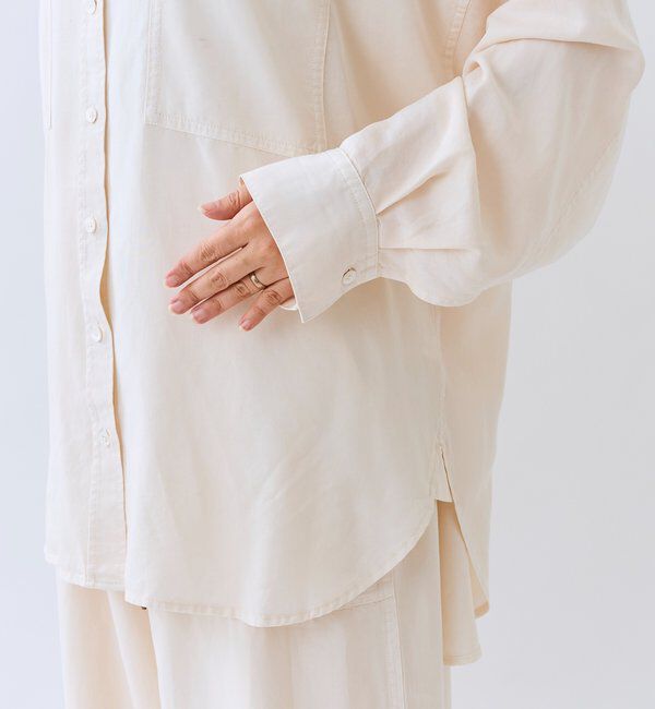  「予約【セットアップ可/新色追加】ガーメントダイワイドシャツ」|シャツ・ブラウス|