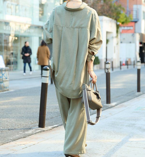  「予約【セットアップ可/新色追加】ガーメントダイワイドシャツ」|シャツ・ブラウス|