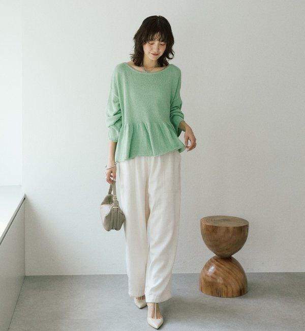  「予約【セットアップ可/こなれ感抜群】ガーメントダイ2wayワイドパンツ」|チノ|