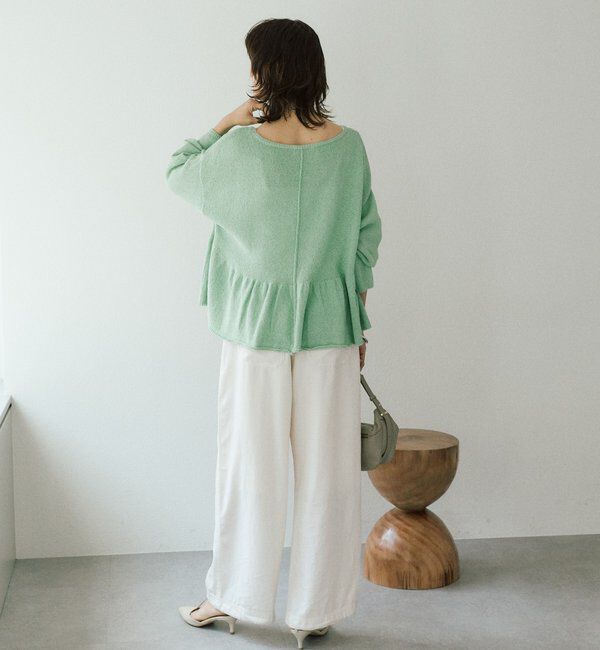  「予約【セットアップ可/こなれ感抜群】ガーメントダイ2wayワイドパンツ」|チノ|