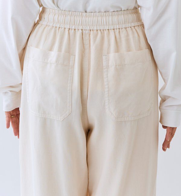  「予約【セットアップ可/こなれ感抜群】ガーメントダイ2wayワイドパンツ」|チノ|