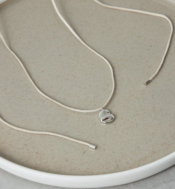  「メタルトップコードネックレス」|ネックレス|シルバー系