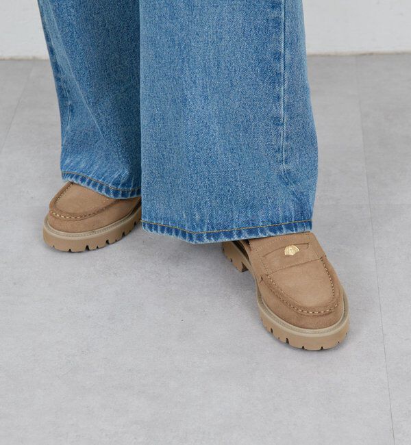  「【CAMINANDO】別注コインローファー/ベージュ」|その他|ベージュ