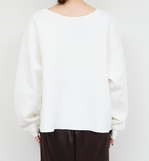  「【新色BR登場！】【大人のスウェット】ボートネックスウェット」|Tシャツ・カットソー|