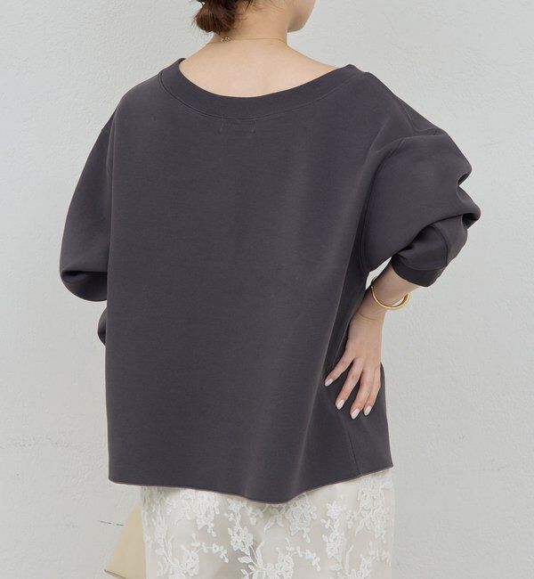  「【新色BR登場！】【大人のスウェット】ボートネックスウェット」|Tシャツ・カットソー|