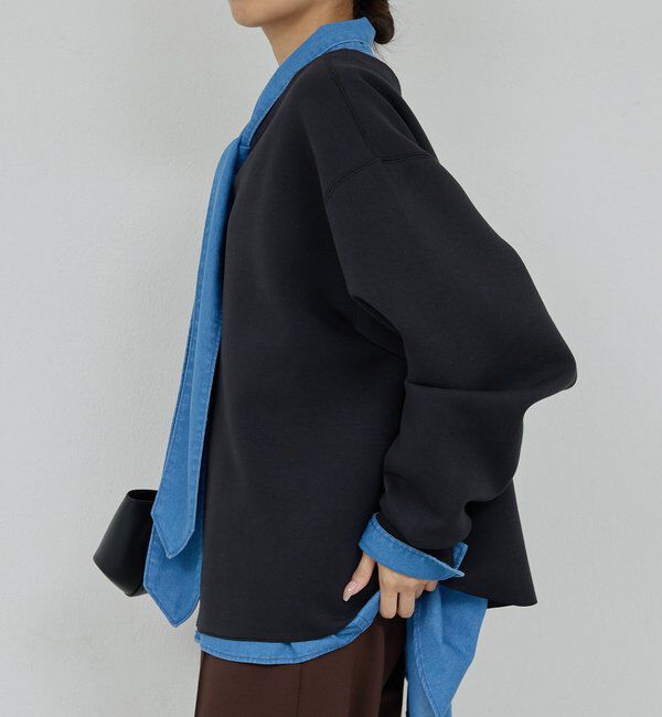  「【新色BR登場！】【大人のスウェット】ボートネックスウェット」|Tシャツ・カットソー|